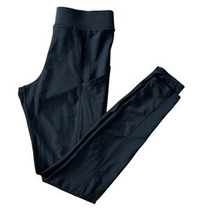 ATTRACO Womens High Waisted Swim Pants / Leggings with Pockets Small UPF50